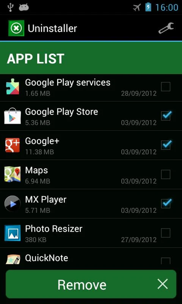 Uninstaller - Image screenshot of android app