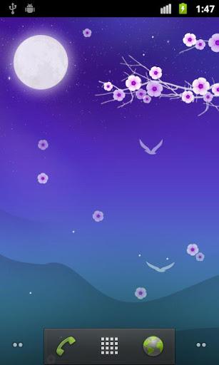 Blooming Night Live Wallpaper - عکس برنامه موبایلی اندروید