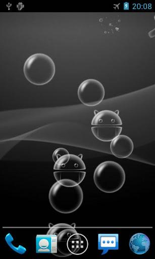 Bubble Live Wallpaper - Image screenshot of android app