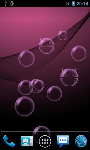 Bubble Live Wallpaper - Image screenshot of android app