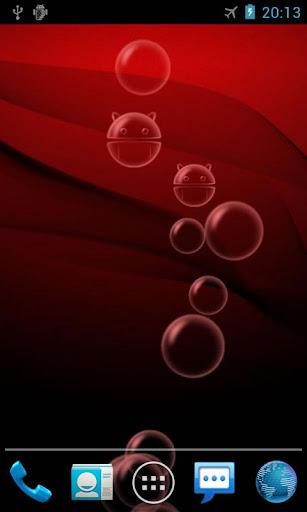 Bubble Live Wallpaper - Image screenshot of android app