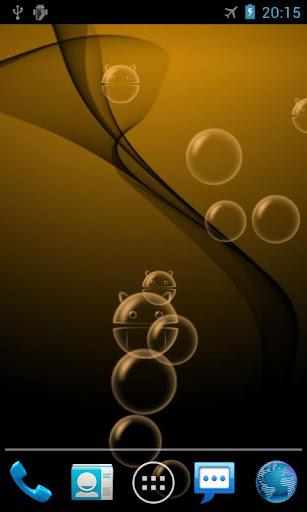 Bubble Live Wallpaper - Image screenshot of android app