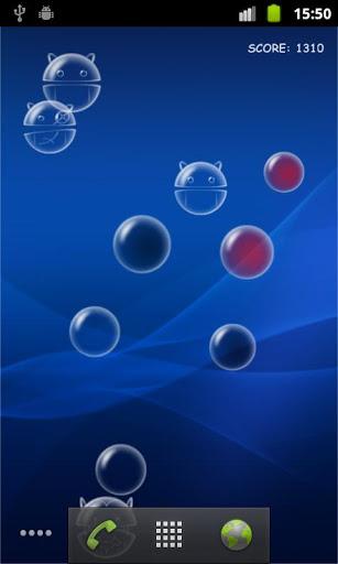 Bubble Droid Live Wallpaper - Image screenshot of android app