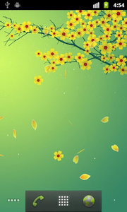 Sakura Live Wallpaper - Image screenshot of android app