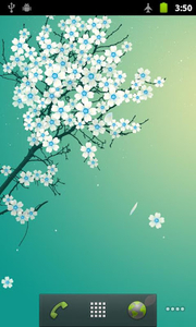 Sakura Live Wallpaper - Image screenshot of android app