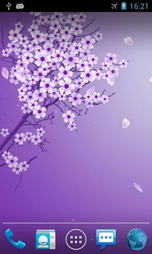 Sakura Live Wallpaper - Image screenshot of android app