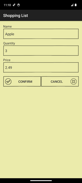 Shopping List - عکس برنامه موبایلی اندروید