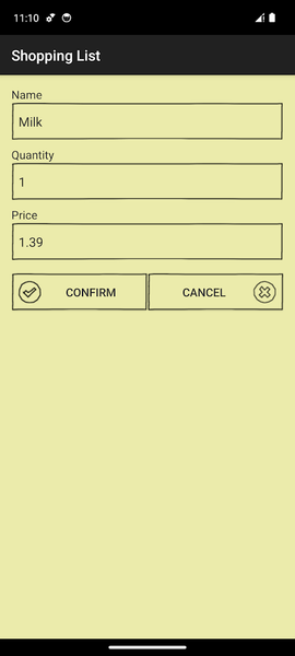 Shopping List - عکس برنامه موبایلی اندروید