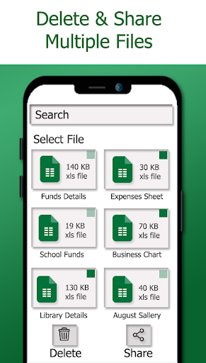 XLSX File Reader & XLS Viewer - عکس برنامه موبایلی اندروید