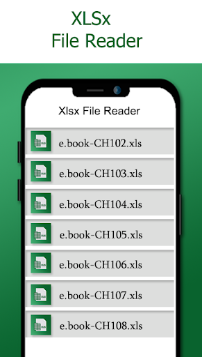 XLSX File Reader & XLS Viewer - عکس برنامه موبایلی اندروید