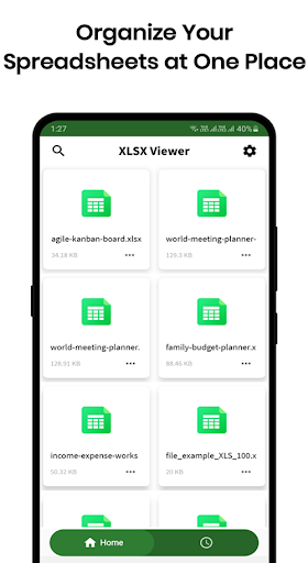 XLSX Viewer : XLS File Viewer l Excel Reader - عکس برنامه موبایلی اندروید