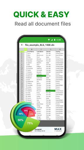 XLSX Reader - Excel Viewer - عکس برنامه موبایلی اندروید