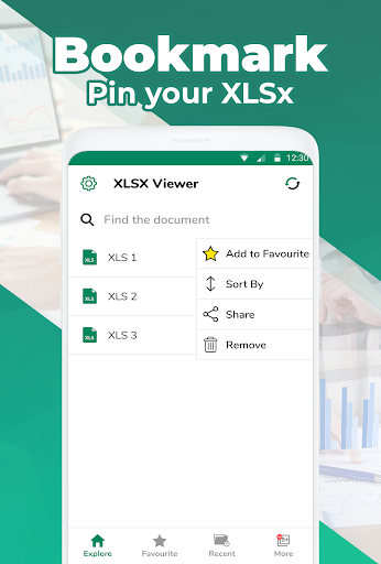 Excel viewer - Xlsx reader - Image screenshot of android app