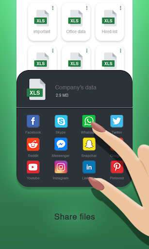 Xls file viewer Xlsx file reader for android - عکس برنامه موبایلی اندروید