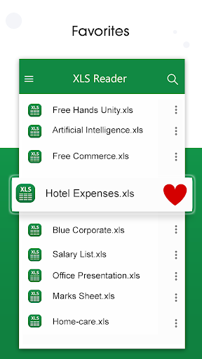 xlsx viewer: xls file viewer - Image screenshot of android app