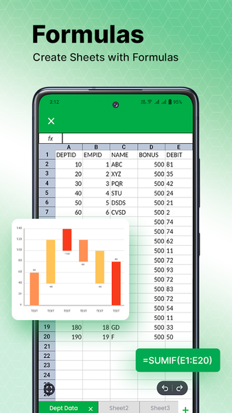 Excel Reader : XLS File Viewer - Image screenshot of android app