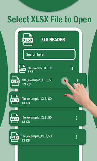 XLS File Reader - Spreadsheet - عکس برنامه موبایلی اندروید