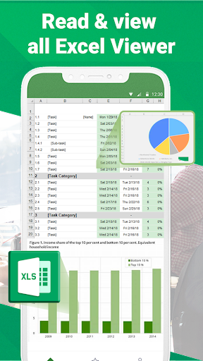 XLSX Viewer: Excel Reader, XLS - عکس برنامه موبایلی اندروید