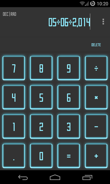 Calculator SAO Theme - Image screenshot of android app