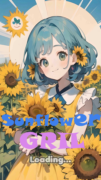 SunflowerGirl - Image screenshot of android app