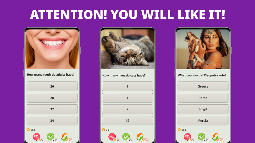 QuizzLand. Quiz & Trivia game - عکس بازی موبایلی اندروید