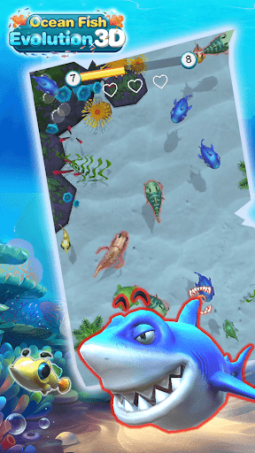 Ocean Fish Evolution 3D - Image screenshot of android app