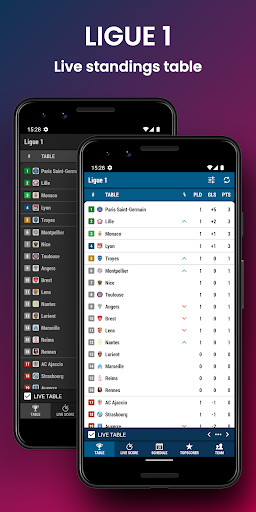 Ligue 1 - Image screenshot of android app