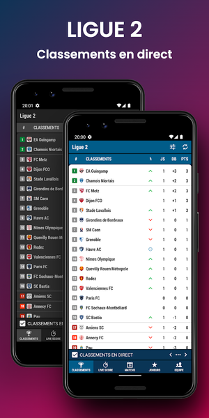 Ligue 2 - Image screenshot of android app