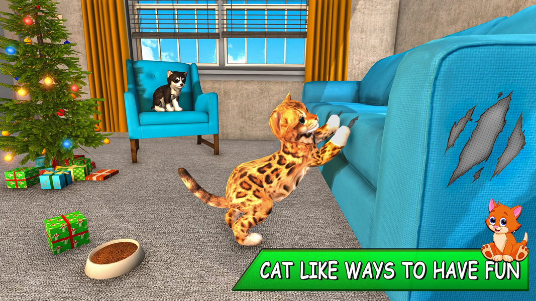 Cat Simulator Pet Cat Games - عکس برنامه موبایلی اندروید