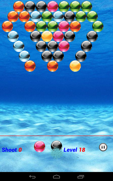 Shoot Bubbles - Gameplay image of android game