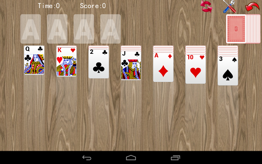 Solitaire Pro - Gameplay image of android game