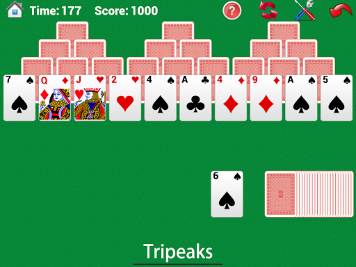 Spider Solitaire - Gameplay image of android game