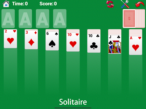 Spider Solitaire - Gameplay image of android game