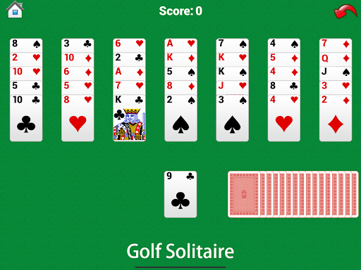 Spider Solitaire - Gameplay image of android game