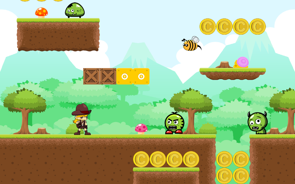 Superhero Adventure - Gameplay image of android game