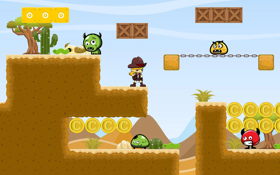 Superhero Adventure - Gameplay image of android game