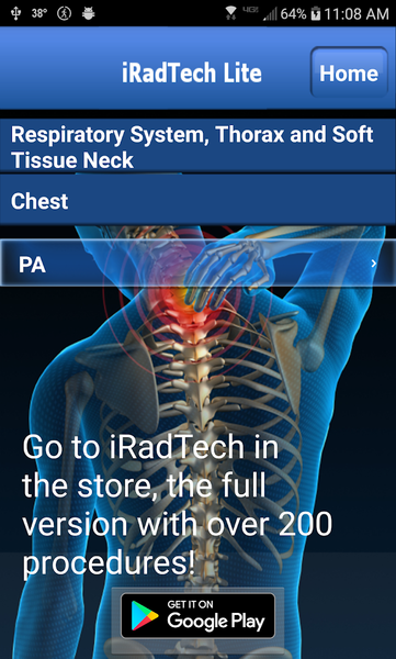 iRadTech Lite - عکس برنامه موبایلی اندروید
