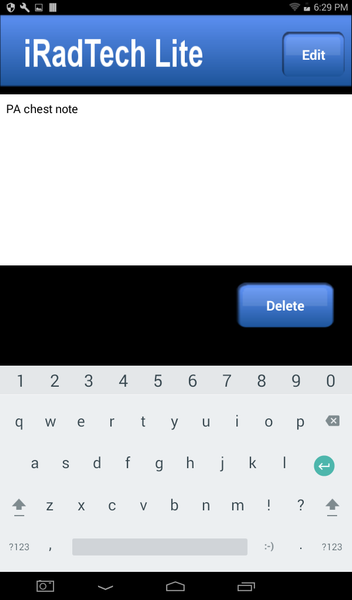 iRadTech Lite - عکس برنامه موبایلی اندروید