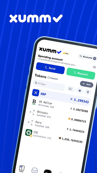 Xaman Wallet (formerly Xumm) - Image screenshot of android app