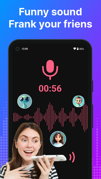 Voice Changer - Sound Effects - عکس برنامه موبایلی اندروید