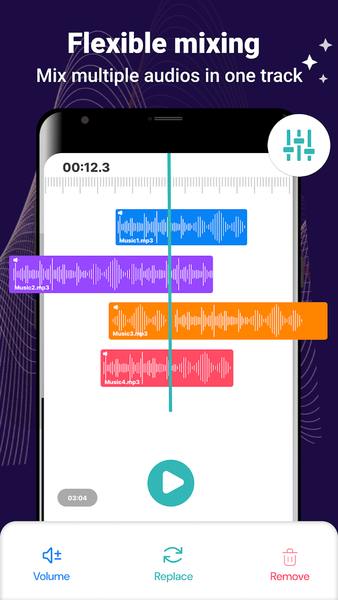 Audio Editor & MP۳ Cutter - عکس برنامه موبایلی اندروید