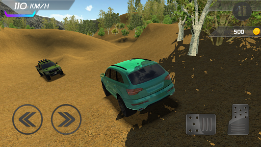 Offroad Car Driving Simulator - Gameplay image of android game