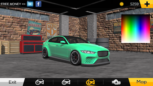 Jaguar Drift Simulator - Gameplay image of android game
