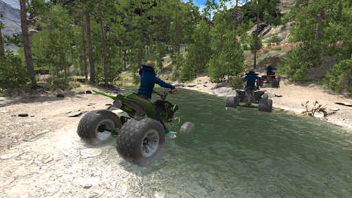 Offroad Bike Car Game Quad 4x4 - Gameplay image of android game