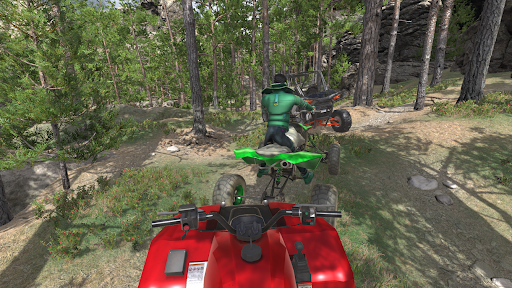 Offroad Bike Car Game Quad 4x4 - Gameplay image of android game