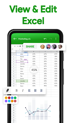 XLSX Viewer: XLS Reader - Image screenshot of android app