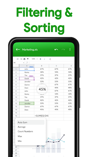 XLSX Viewer: XLS Reader - Image screenshot of android app