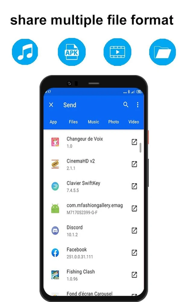 xShare- Transfer & Share files - Image screenshot of android app