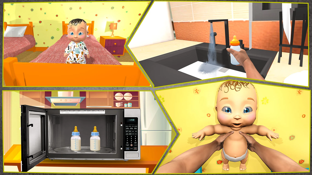 Homemaker Mother Simulator 3D - Gameplay image of android game