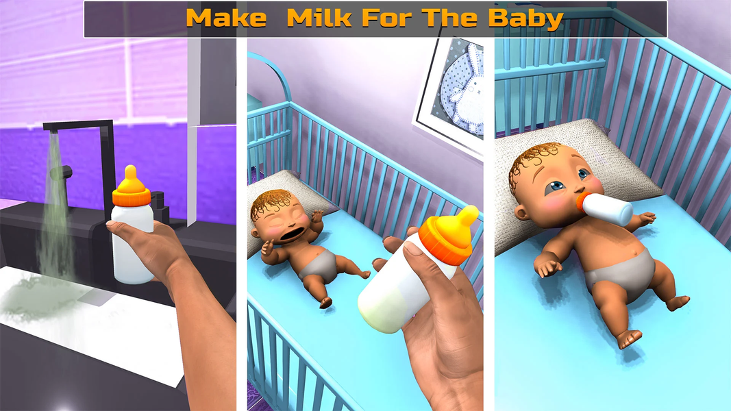 Homemaker Mother Simulator 3D - Gameplay image of android game